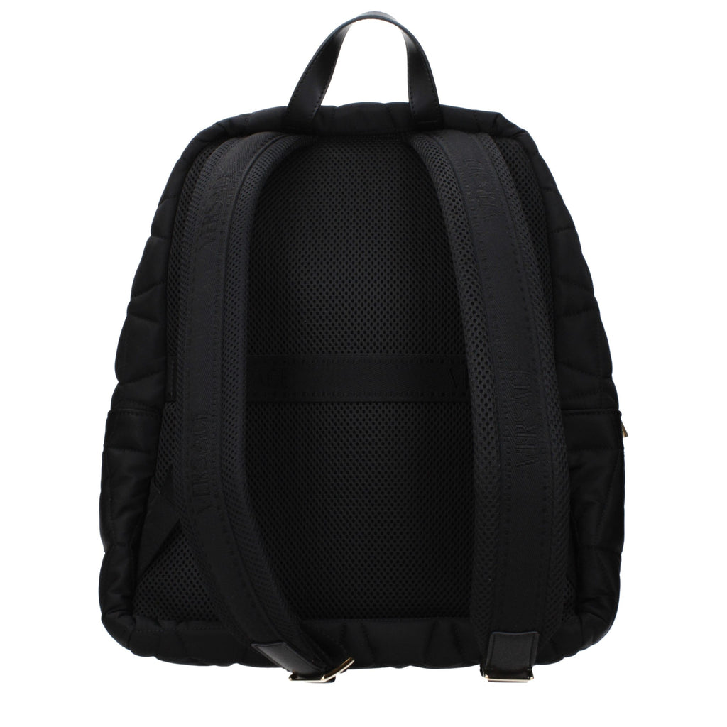 Versace Black Fabric Backpack - Eljoys Fashion 
