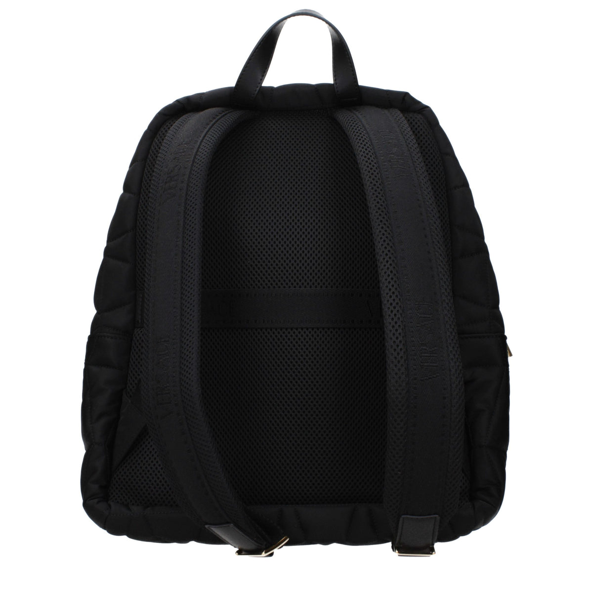Versace Black Fabric Backpack - Eljoys Fashion 