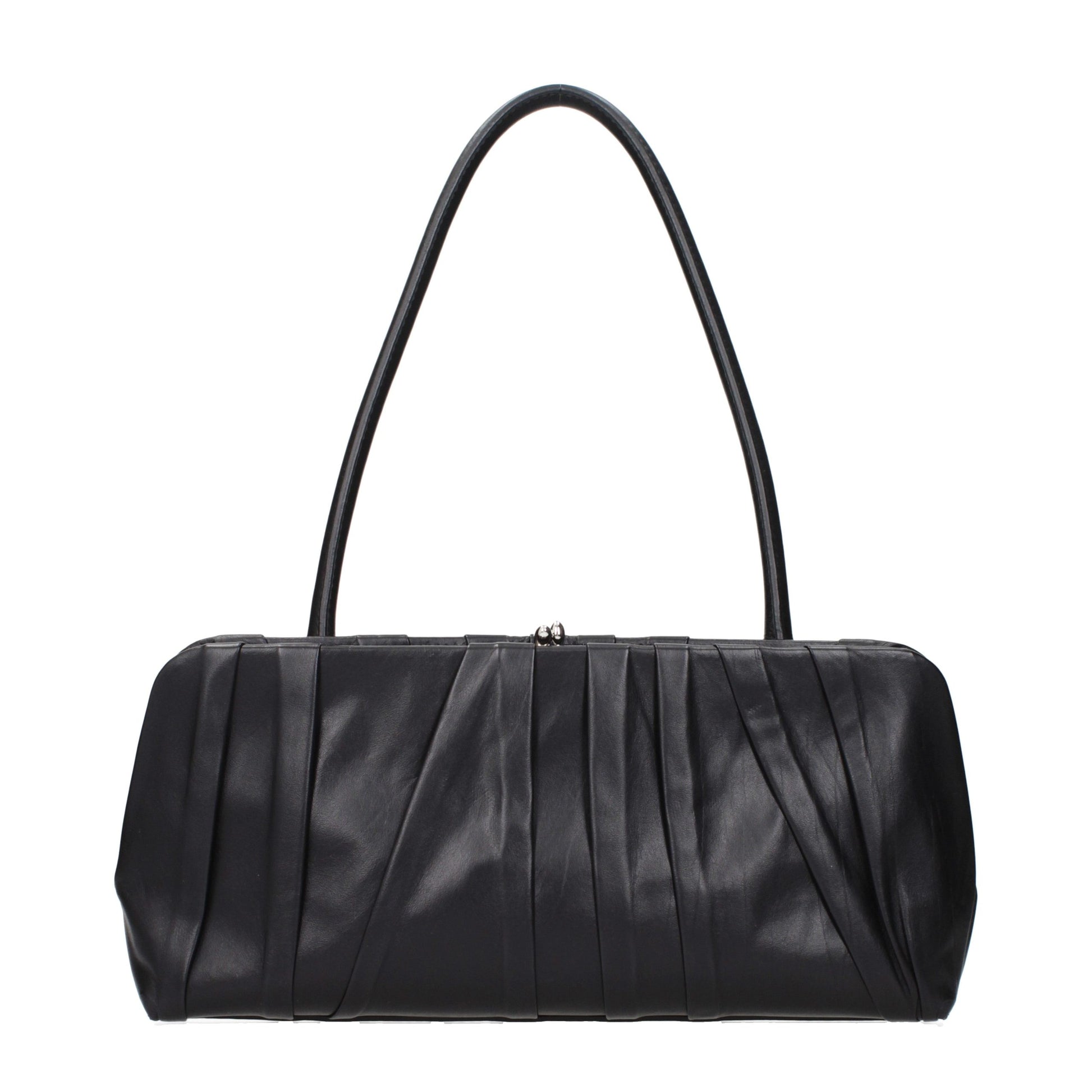 Jil Sander Black Leather Shoulder Bag