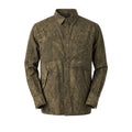 Mr&Mrs Italy green viscose men's shirt displayed flat with collar and button details on a white background.