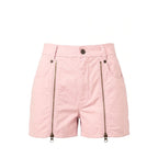 Pink cotton women’s shorts by Mr&Mrs Italy, casual and comfortable for everyday wear.