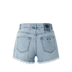 Mr&Mrs Italy Blue Cotton Women's Short - Eljoys Fashion 