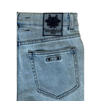Mr&Mrs Italy Blue Cotton Women's Short - Eljoys Fashion 
