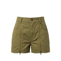 Mr&Mrs Italy Green Cotton Women Shorts - Eljoys Fashion 