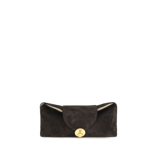 Versace Brown Calf Leather Bos Taurus Shoulder Bag Versace