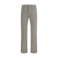 Versace Beige Cotton Tapered Jeans - Eljoys Fashion 