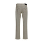 Versace Beige Cotton Tapered Jeans - Eljoys Fashion 