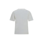 Burberry White Cotton T-Shirt Burberry