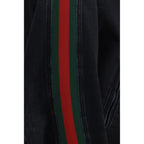 Gucci Black Cotton Biker Jacket - Eljoys Fashion 