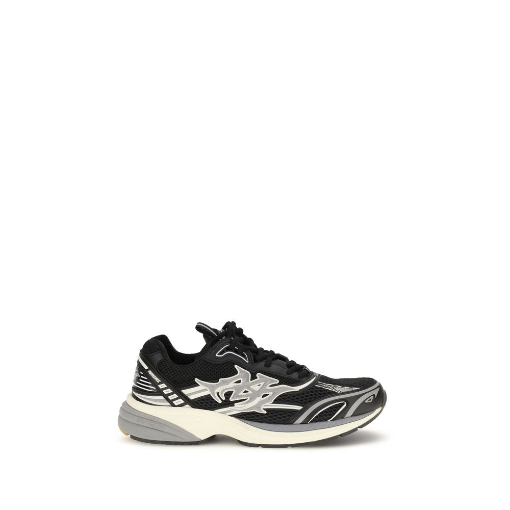 Amiri Black Calf Leather Bos Taurus Athletic Sneakers Amiri