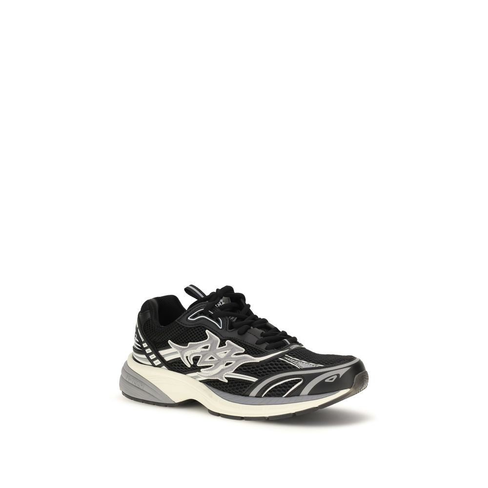 Amiri Black Calf Leather Bos Taurus Athletic Sneakers Amiri