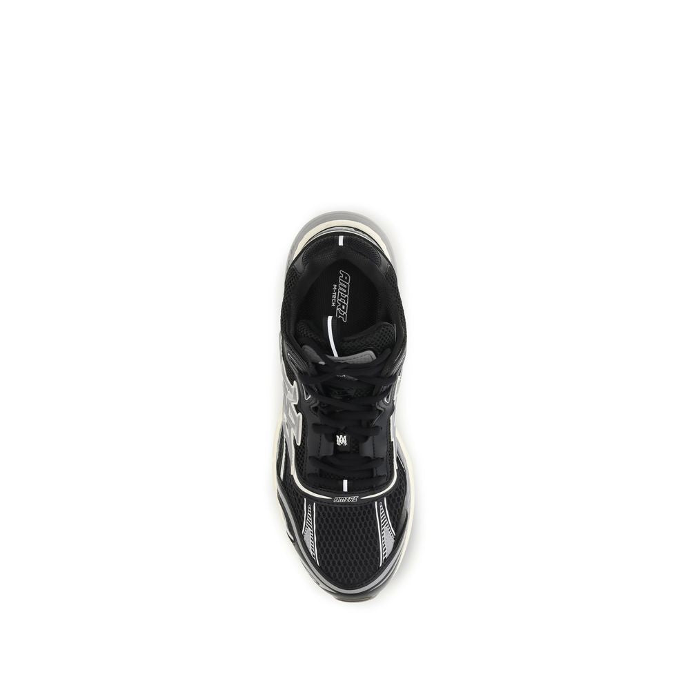Amiri Black Calf Leather Bos Taurus Athletic Sneakers Amiri