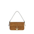 Staud Brown Calf Leather Bos Taurus Shoulder Bag Staud