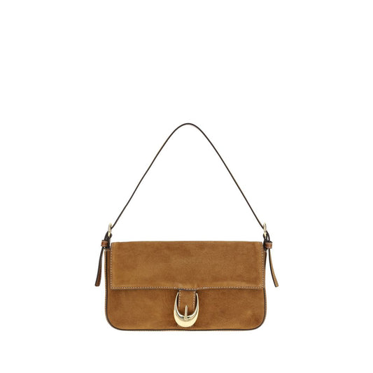 Staud Brown Calf Leather Bos Taurus Shoulder Bag Staud