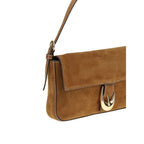 Staud Brown Calf Leather Bos Taurus Shoulder Bag Staud