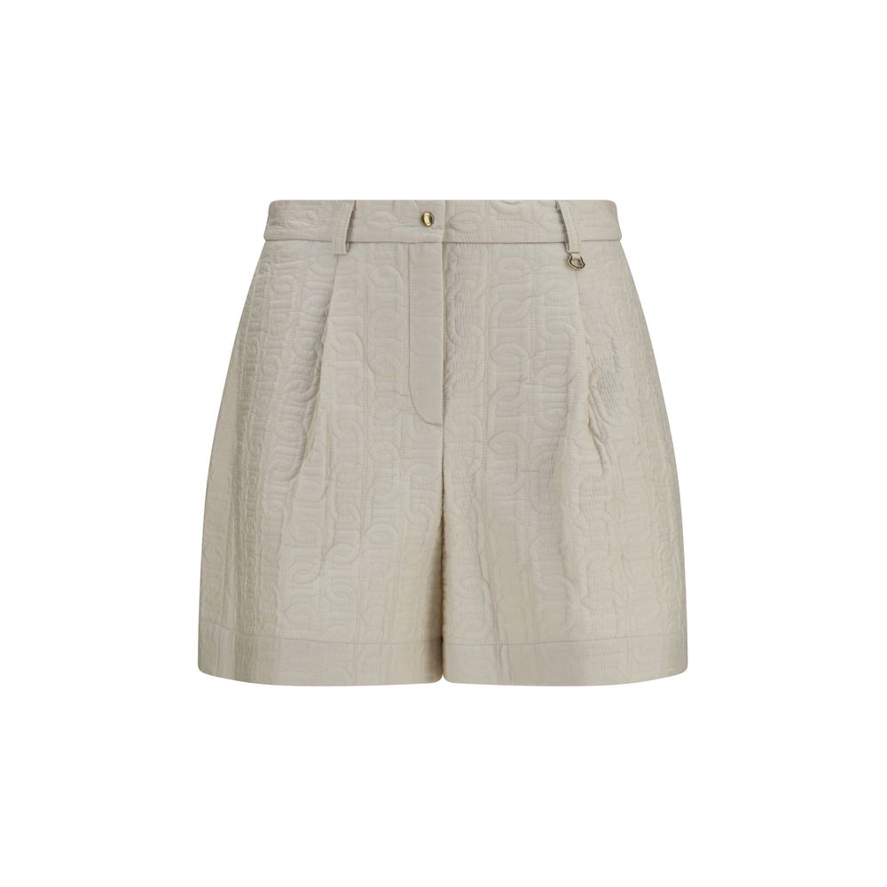 Moncler Beige Polyamide Bermuda Shorts - Eljoys Fashion 