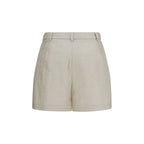 Moncler Beige Polyamide Bermuda Shorts - Eljoys Fashion 