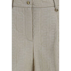 Moncler Beige Polyamide Bermuda Shorts - Eljoys Fashion 