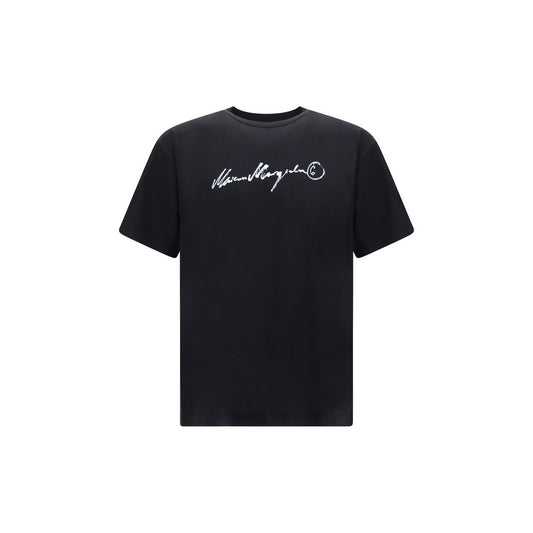 MM6 Black Cotton T-Shirt MM6