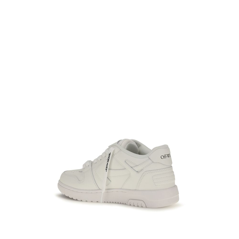 Off-White White Calf Leather Bos Taurus Low Top Sneakers Off-White