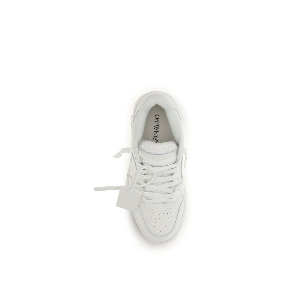 Off-White White Calf Leather Bos Taurus Low Top Sneakers Off-White