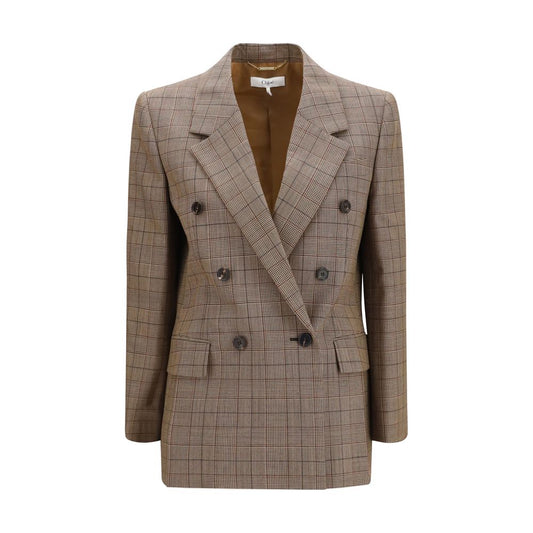 Chloé Beige Wool Oves Aries Blazer Chloé