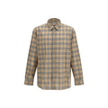 Burberry Beige Cotton Pattern Shirt