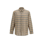 Burberry Beige Cotton Pattern Shirt