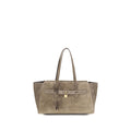 Brunello Cucinelli Beige Calf Leather Bos Taurus Shoulder Bag