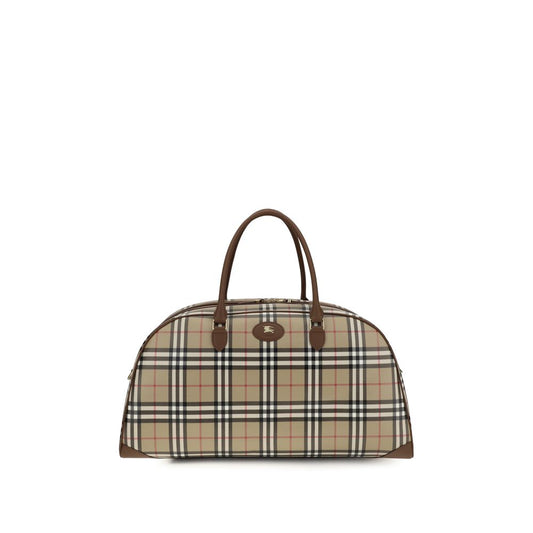 Burberry Beige Cotton Luggage And Travel Burberry