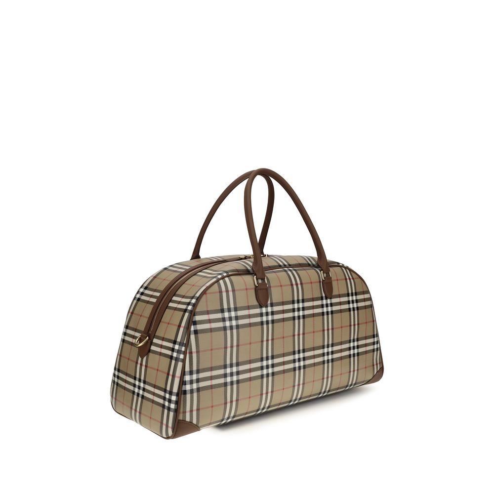 Burberry Beige Cotton Luggage And Travel Burberry