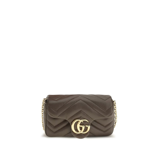 Gucci Brown Calf Leather Bos Taurus Shoulder Bag Gucci