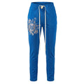 Blue viscose women’s pants by Mr&Mrs Italy, stylish and comfortable, featuring a relaxed fit and modern design.