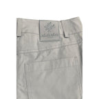 Grey cotton women's pants by Mr&Mrs Italy, featuring a relaxed fit and stylish design, perfect for casual wear.