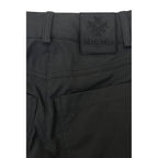 Black cotton women's pants by Mr&Mrs Italy, featuring a relaxed fit and stylish design, ideal for casual wear.