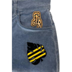 Blue cotton women’s shorts by Mr&Mrs Italy, featuring a relaxed fit and casual style for everyday wear.