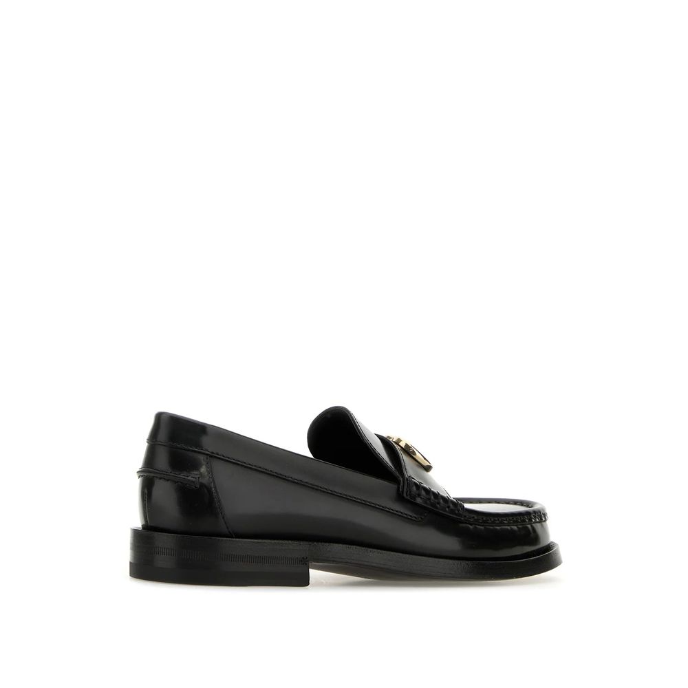Gucci Black Leather Slip-On Loafers - Eljoys Fashion 