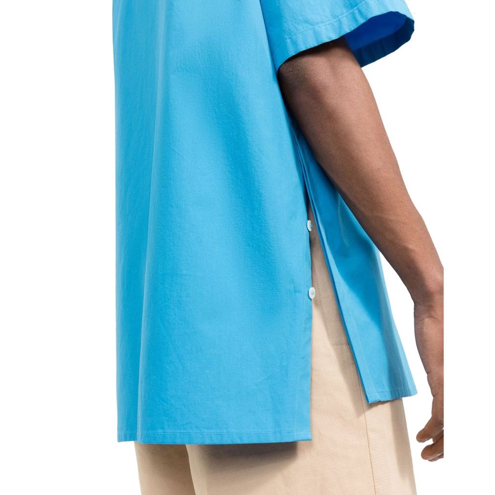 Ambush Blue Cotton Shortsleeve Shirt Ambush