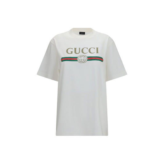 Gucci White Cotton T-Shirt Gucci
