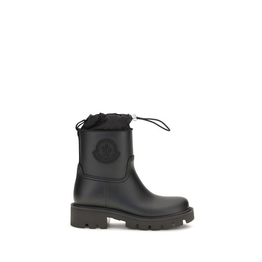 Moncler Black Pvc Rain Boots Moncler