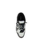 Off-White multicolor calf leather Bos Taurus athletic sneakers with stylish design and sporty look.