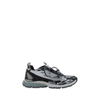 Off-White Gray Polyurethane Athletic Sneakers - Eljoys Fashion 