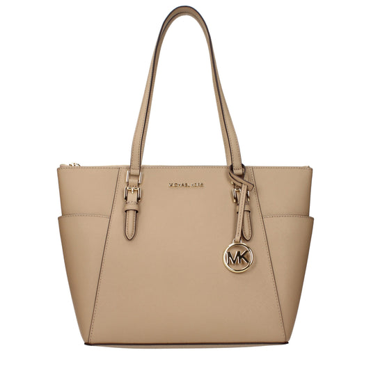 Michael Kors Beige Leather Shoulder Bag Michael Kors