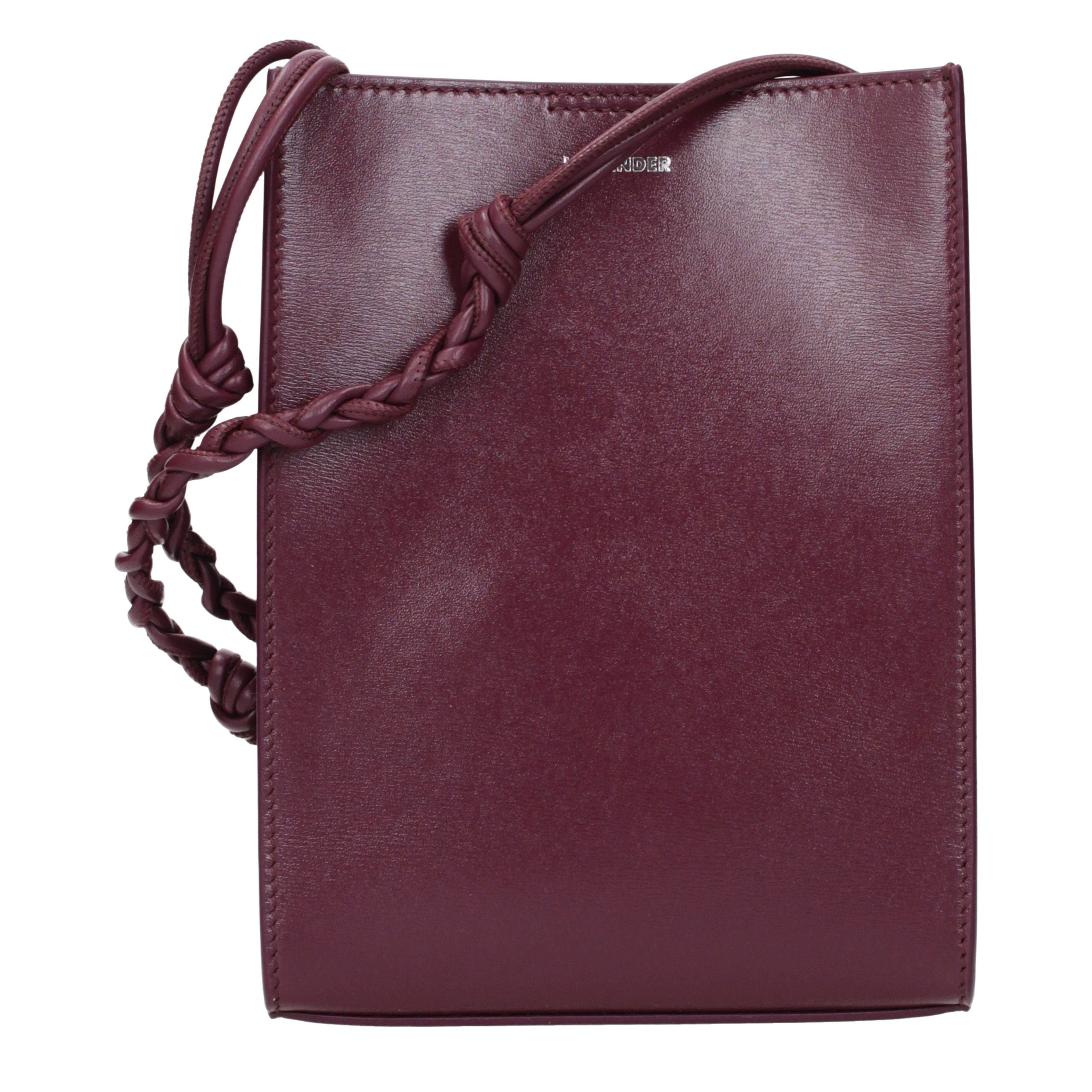 Jil Sander Purple Leather Crossbody Bag Jil Sander