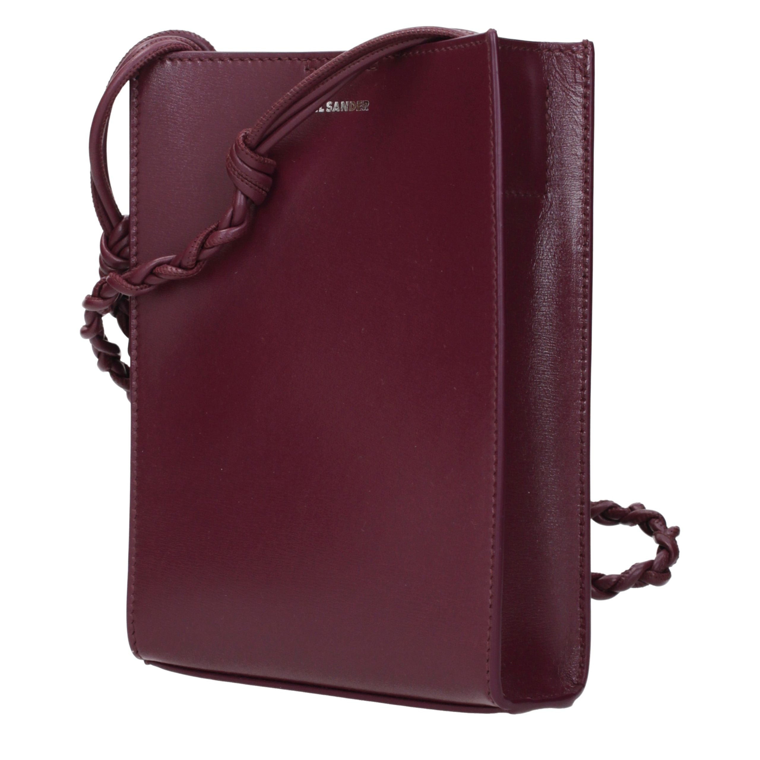 Jil Sander Purple Leather Crossbody Bag Jil Sander