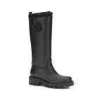 Moncler Black Pvc Rain Boots