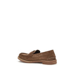Pedro García brown suede leather slip-on loafers with sleek design and rounded toe, perfect for casual or dressy occasions.