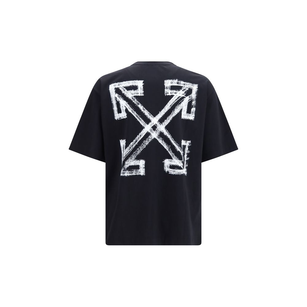 Off-White black cotton sportswear with branded details and athletic fit, designed for comfort and style.