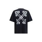 Off-White black cotton sportswear with branded details and athletic fit, designed for comfort and style.