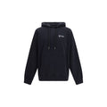 Black Off-White cotton sweatshirt with signature branding and relaxed fit, displayed on a plain background.